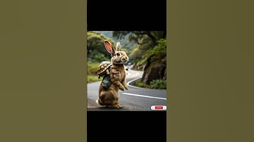 Rabbit saves a Tortoise story|Rabbit Tortoise video|#rabbit #tortoise#trendingshorts #ai#animation