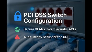 PCI DSS Network Security 🔐 | VLANs, Switch Hardening & Port Security Explained!