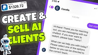 How to Make Money Selling Custom Trained AI ChatBots 🤖 Create Custom ChatGPT Chatbots
