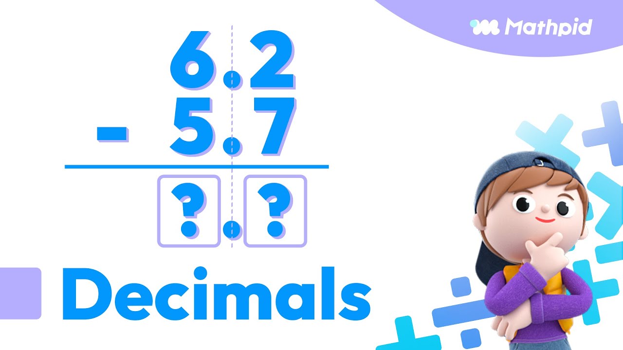 #Decimals | Math for grade4 | Subtraction of Decimals [Mathpid ...