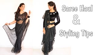 Saree D Style Simsim Saree Haul Latest Saree Fashion Priyanka Yadav