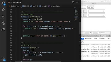 06 Shopping cart remove item