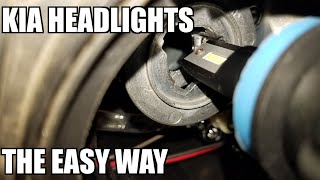 How to Replace Headlight Bulbs on Kia Sorento 2010-2014