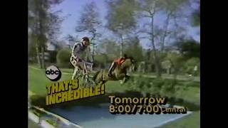 1983 ABC promo That's Incredible!