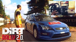 Ford Focus RS 2007 Rally WRC BLUE | DiRT Rally 2.0 Logitech G29