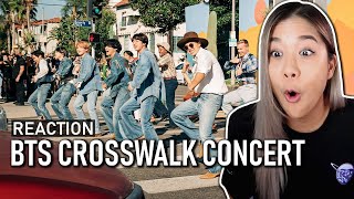 BTS Crosswalk Concert REACTION | James Corden 2021