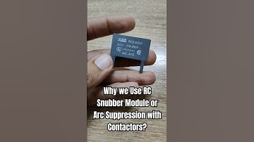 Why we Use RC Snubber Module with Contactors? #electrical #electrician #electricity #electronics