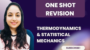 One Shot Revision of Thermodynamics & Statistical Physics  #gatephysicsexam  #csirnetphysics
