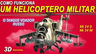 MI-24 Hind: Os detalhes do incrivel tanque voador Russo - A besta de Combate!