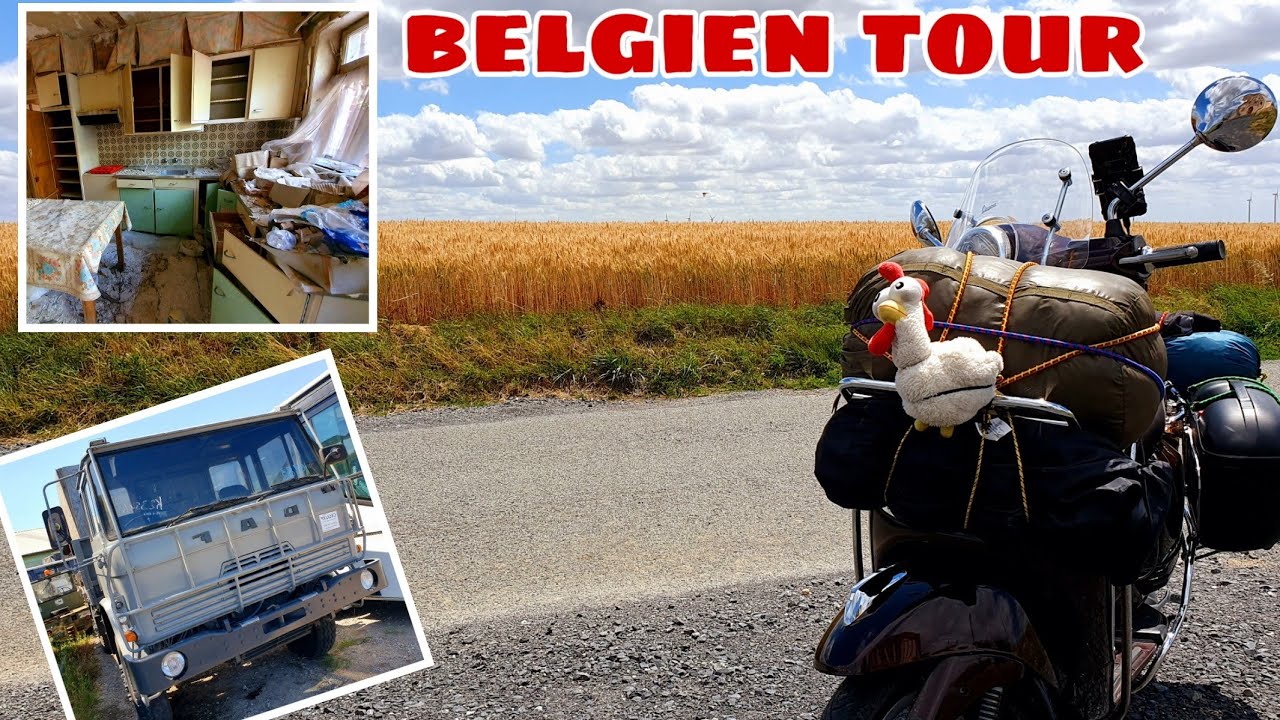 Vespa Tour Lost Places 500 Kilometer durch Belgien LX ...