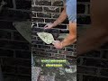 Professional builders Build the Perfect Brick Wall#shorts #construction #satisfying #shortvideo #fyp