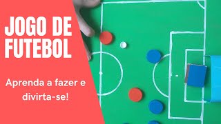 Como fazer um jogo de futebol - Tipo futebol de botão | com material reciclável #diy screenshot 5