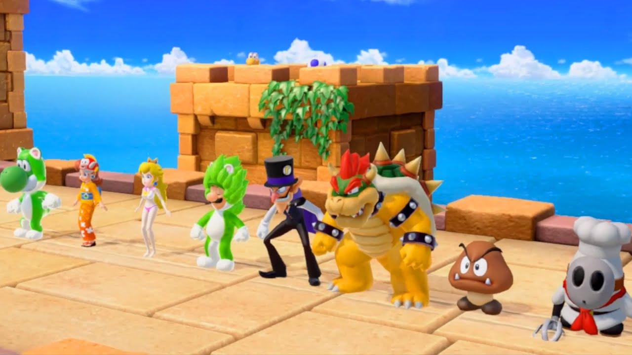 Minigames Collection | Super Mario Party - Luigi vs Mario vs Waluigi vs Wario