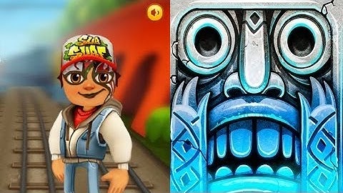 Temple Run 2 VS Subway Surfers iPad Gameplay for Children HD #16