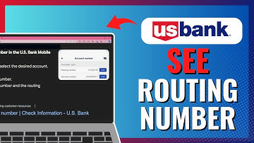 How to SEE ROUTING NUMBER on US BANK APP 2024!