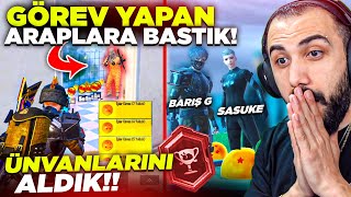 EKİPLE ÜNVAN GÖREVİ YAPAN ARAPLARI BASIP ÜNVANLARINI ALDIK!!  (GÖRÜLMEMİŞ OLAY) | PUBG MOBILE