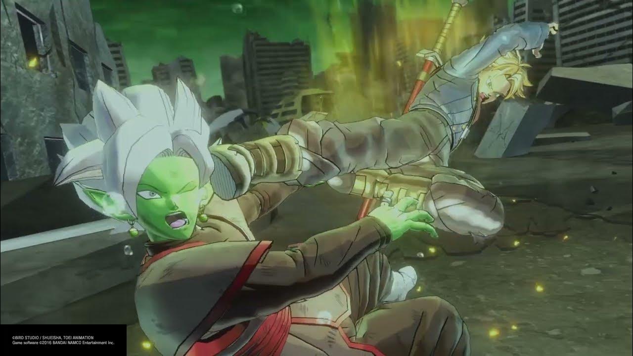 Future Trunks Vs Fused Zamasu DRAGON BALL XENOVERSE 2 MAX AI YouTube