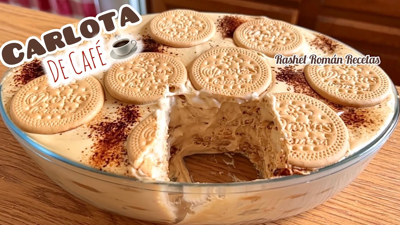 Postre de café con galletas EXTRA CREMOSO 👩‍🍳 sobremesa fácil !!
