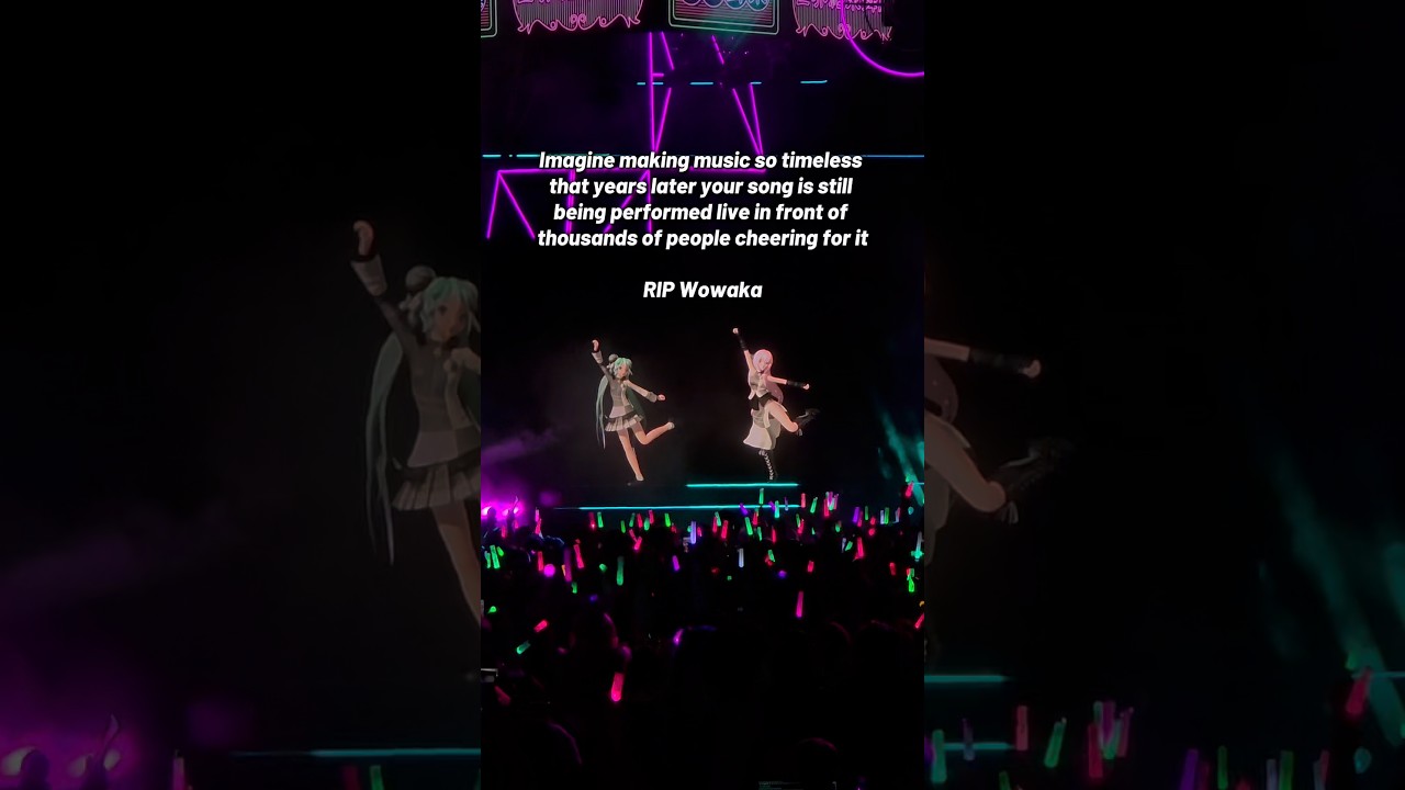 Your music still lives on, Wowaka 🤍 #hatsunemiku #megurineluka #mikuexpo #mikuexpo2026 #vocaloid