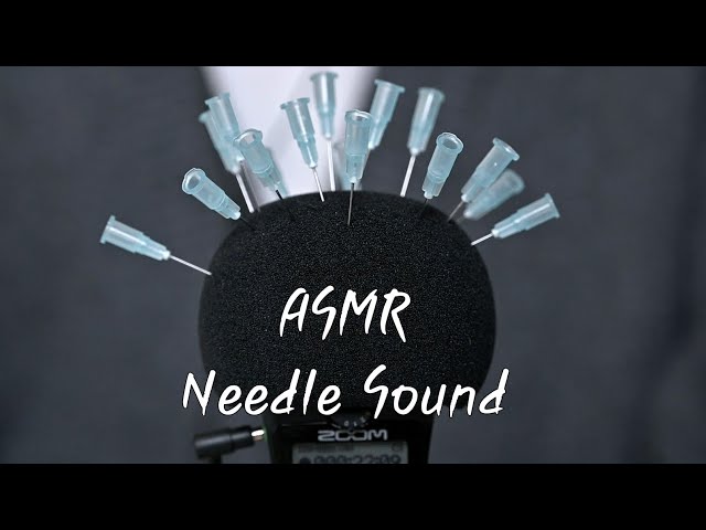 ASMR 깊고 깊게 들어가서 뇌까지 건드리는 바늘 소리 [Needle]