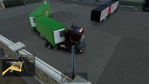 ETS 2 Turorial: How to Easily Reverse a B Double (B-Train/B-Link)