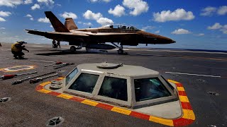 The SMALLEST Room on a DANGEROUS Flight Deck: Life Inside the ICCS on a US Aircraft Carrier