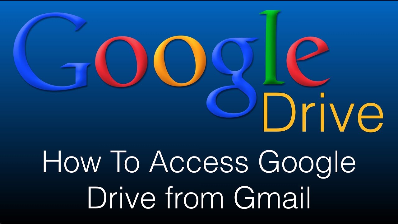 How do I access my Google Drive from Gmail?