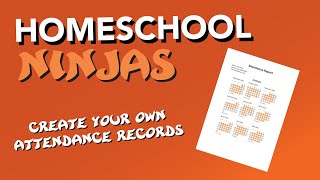 Homeschool Attendance Record