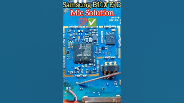Samsung B110 E/D 🎤 Mic Solution # Jumper Ways #youtube #shotsfeed #trend #rajistence #2025