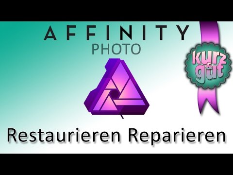 New Affinity Photo Restaurieren, Flecken entfernen