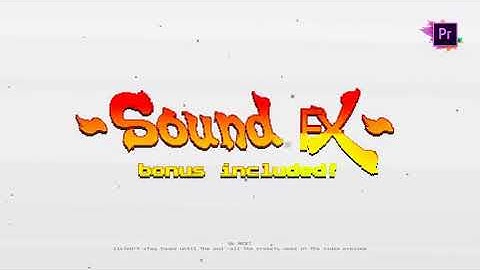 Arcade Text Maker 8bit Glitch Titles | Mogrt - After Effects Template