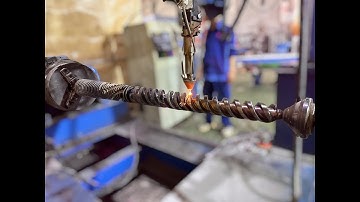 Sửa chữa trục vít máy đùn, ép nhựa bằng công nghệ phun phủ Laser 2024 công ty Phương Đông