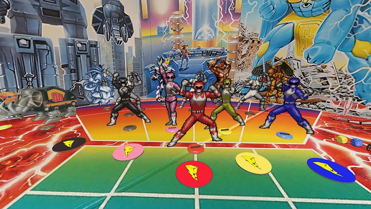 [Tabletop Simulator] Mighty Morphin Power Rangers Game (1994) by Milton ...