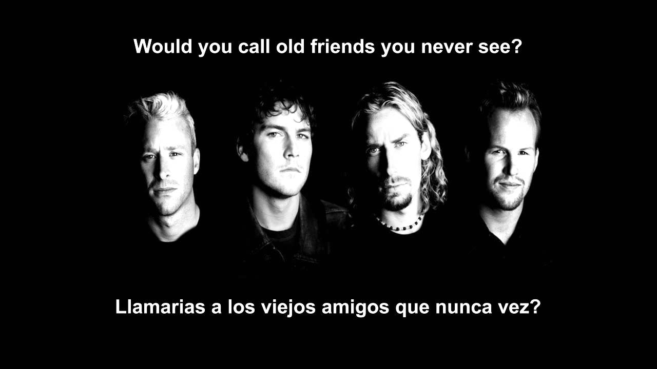 if today was your last day - NICKELBACK (LETRA EN ESPAÑOL E INGLES)
