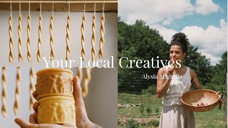 Alysia | HandDipped Beeswax Candle Making