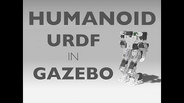 Humanoid URDF in Gazebo
