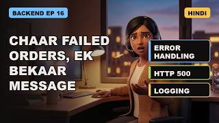 Backend Ep 16 in Hindi: Chaar Failed Orders, Ek Bekaar Message | Error Handling in Hindi