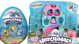 Hatchimals CollEGGtibles Season 5 Mermal Magic Coral Castle Playset and 4 Pack Unboxing Toy Review