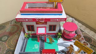 School Project | India Post Office | भारतीय डाक #postoffice #schoolproject #craft #Vedansh_ott+