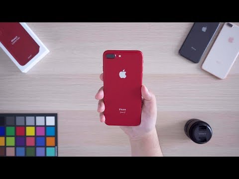 Unboxing the Product (RED) iPhone 8 Plus