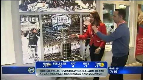 Opening of the Hockey Fan Cave Toronto by Jackie M...