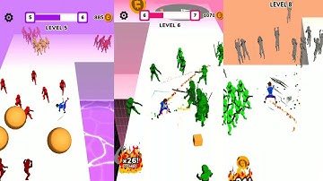 COUNT MASTER: CROWD RUNNER 3D Max Level ⚔️ All Levels 2-10 Walkthrough Gameplay iOS,Android