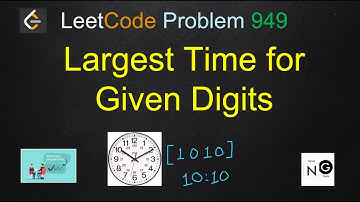 largest time for given digits leetcode | leetcode 949 | two solutions | java