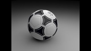3ds Max Football Model Tutorial | football texture in 3ds max
