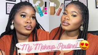 MY UPDATED EVERYDAY MAKEUP ROUTINE | Soft natural glam, Beginner Friendly, &amp; Super detailed ♡