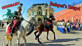 Travel vlog - Watch Amazing 1848 Hungarian Independence Battle Reenactment on Budapest Streets 2026