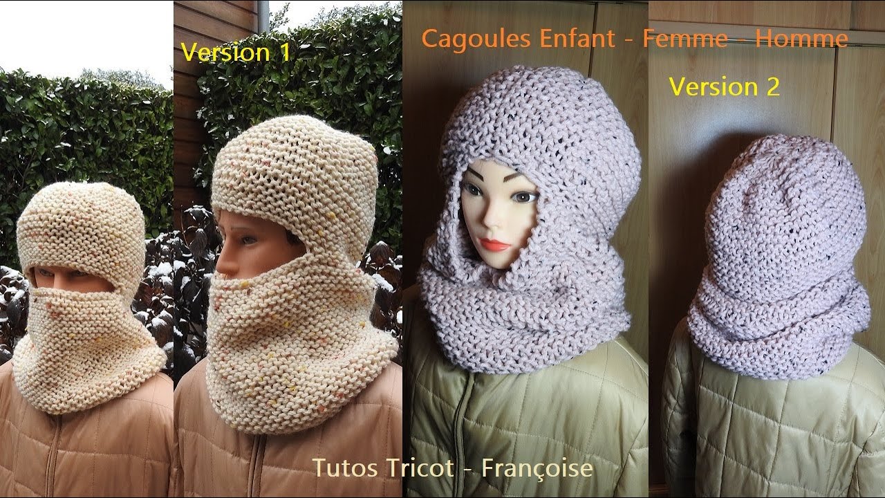 comment tricoter cagoule moto pour femme 