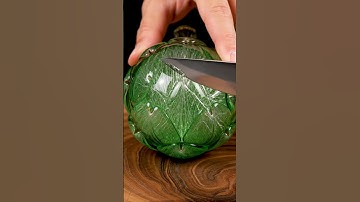 Cutting Glass Artichoke #ai #aiart #asmr #glasscutting #satisfying #asmrsounds @MrBeast