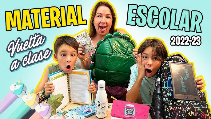 COMPRANDO MATERIAL ESCOLAR VUELTA AL COLE PARA MI NUEVO INSTITUTO 📚 ÚTILES  ESCOLARES DANIELA GO 