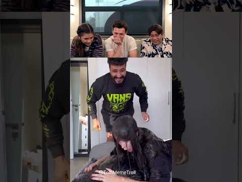 Funny Viral video reaction from Tom Holland and friends part 209 #funny #trolledit #tomholland #meme